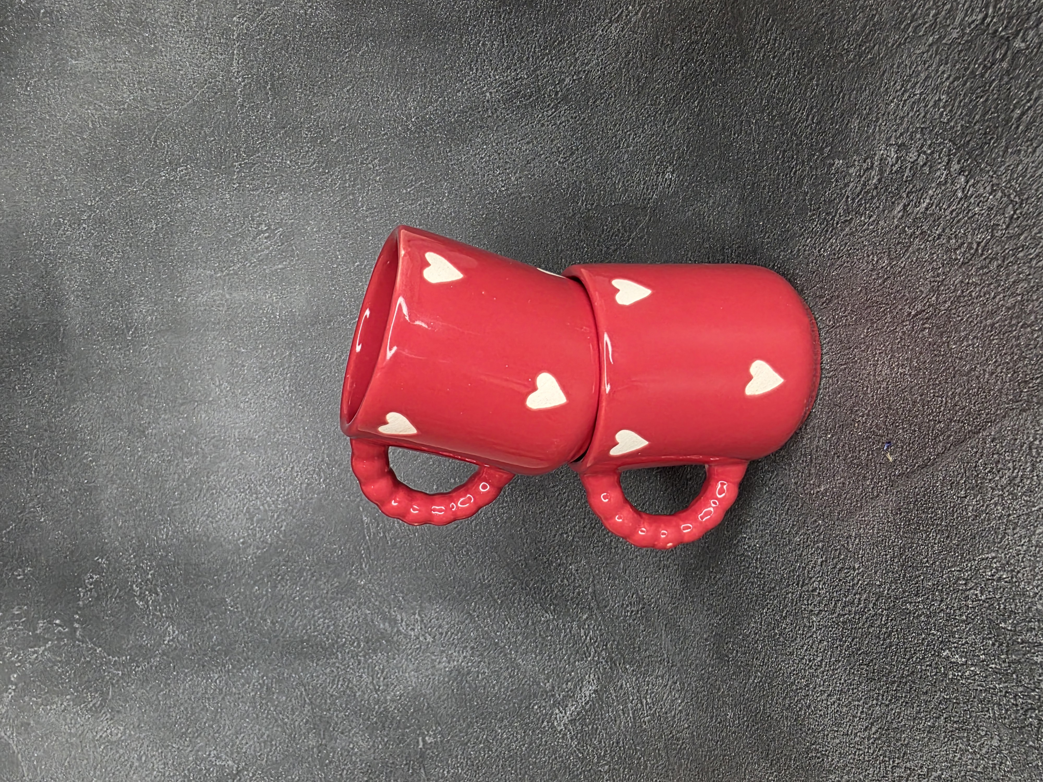 Red Heart Ceramic Mug