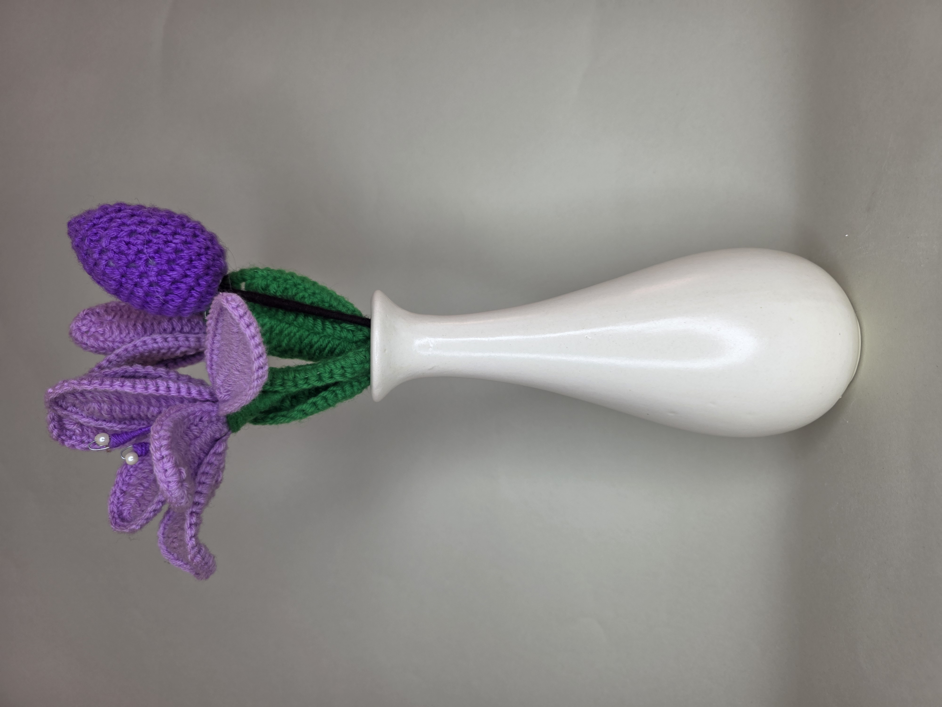 Elegant White Ceramic Vase