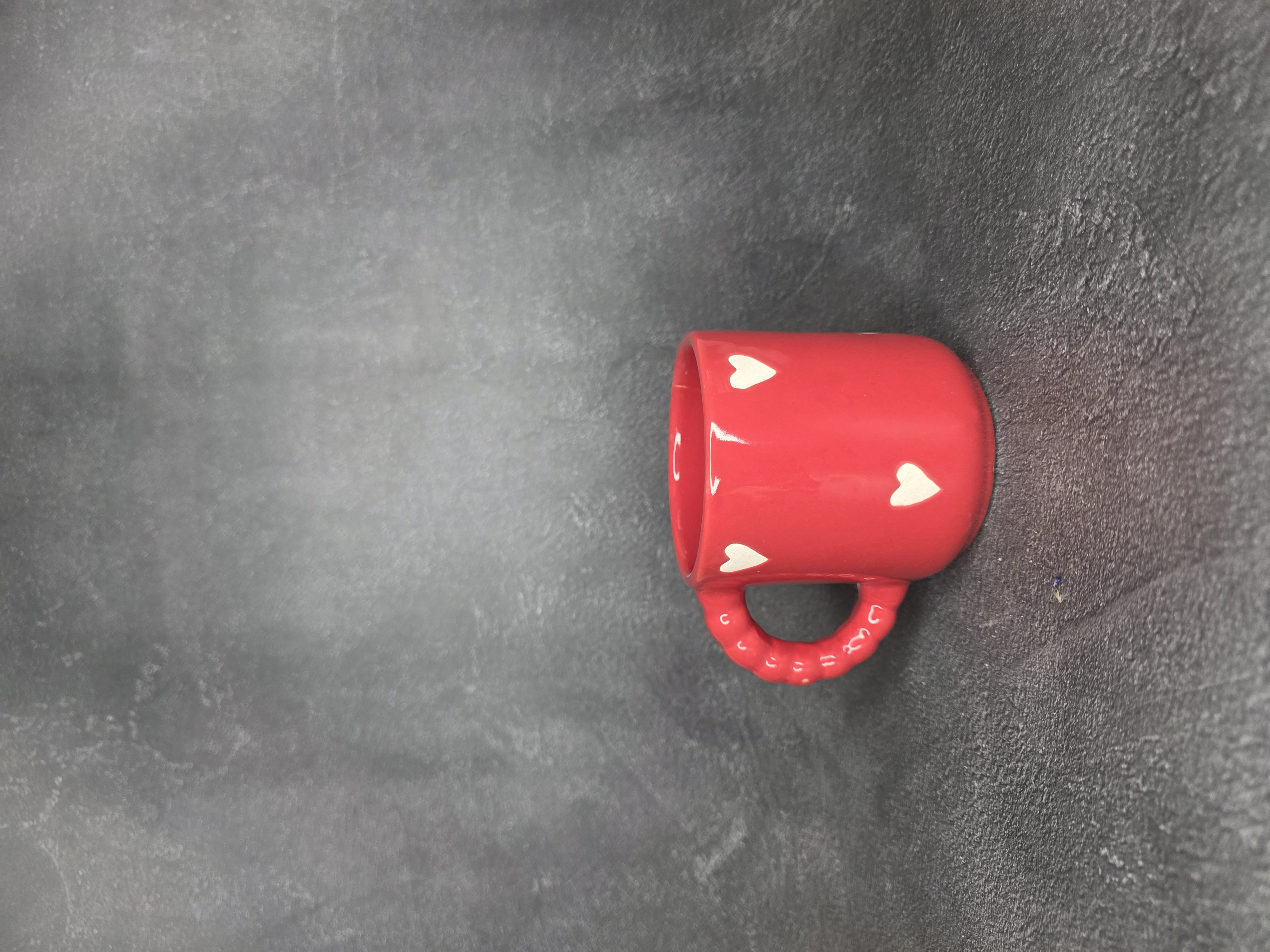 Red Heart Ceramic Mug