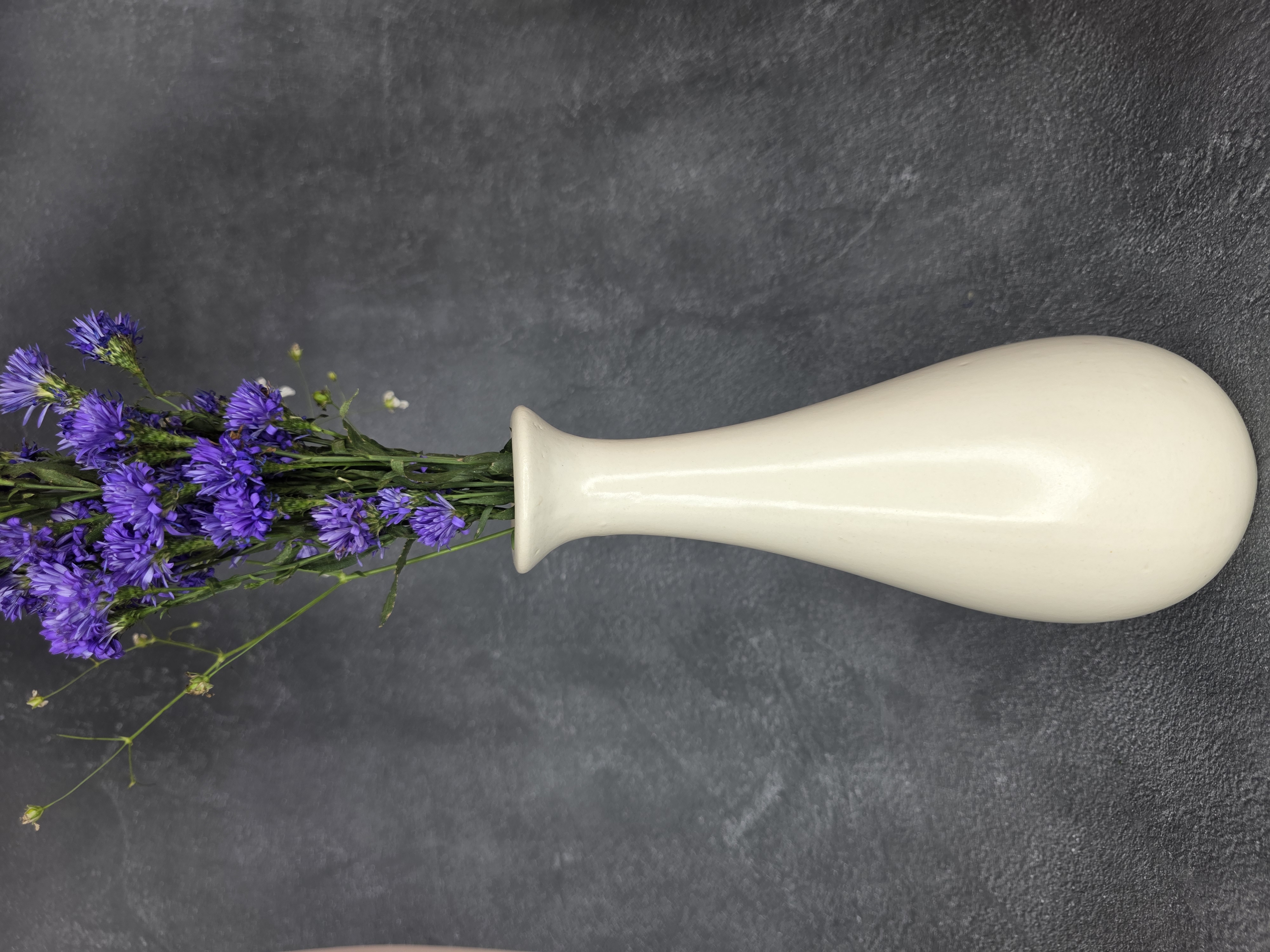 Elegant White Ceramic Vase