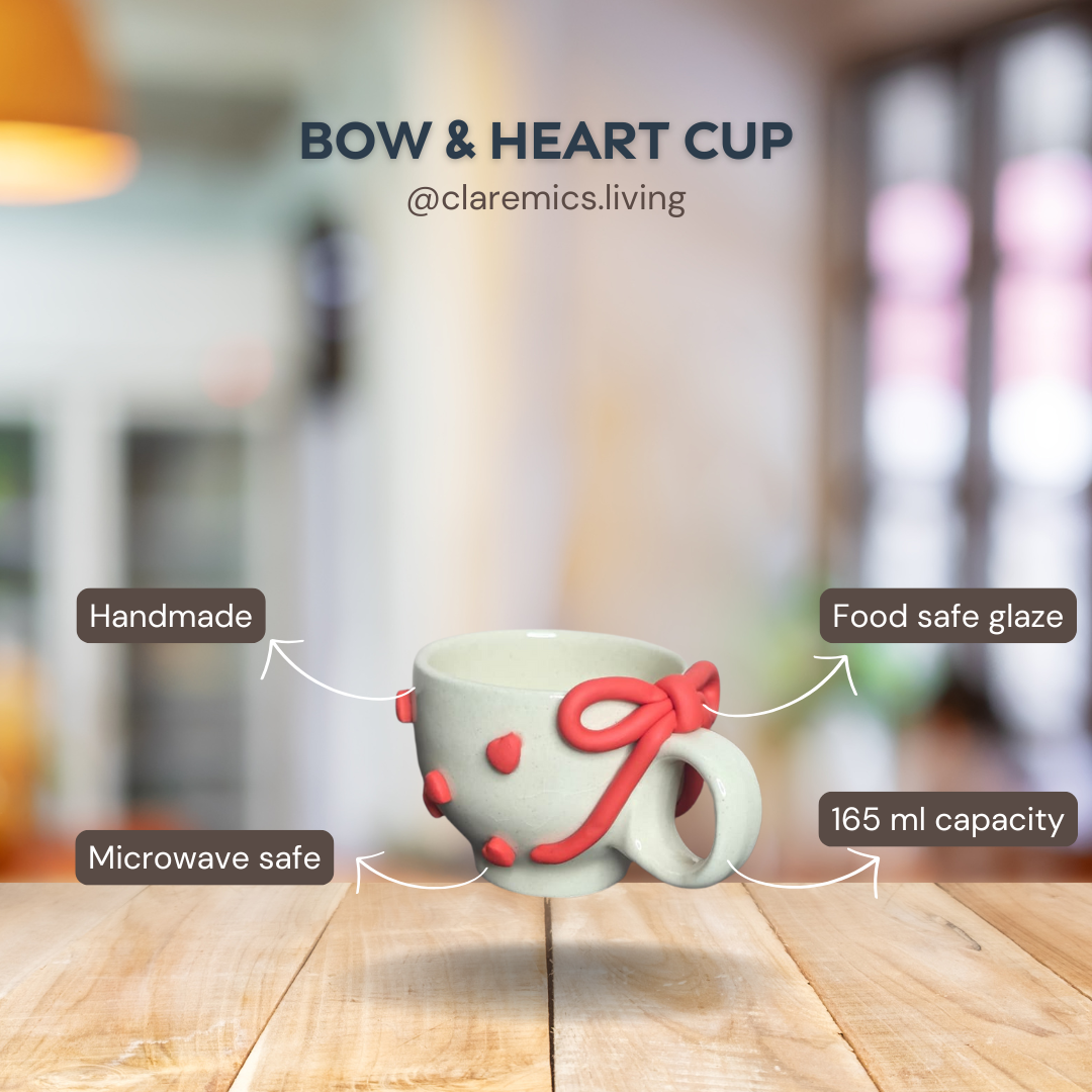 Heart & Bow Mug