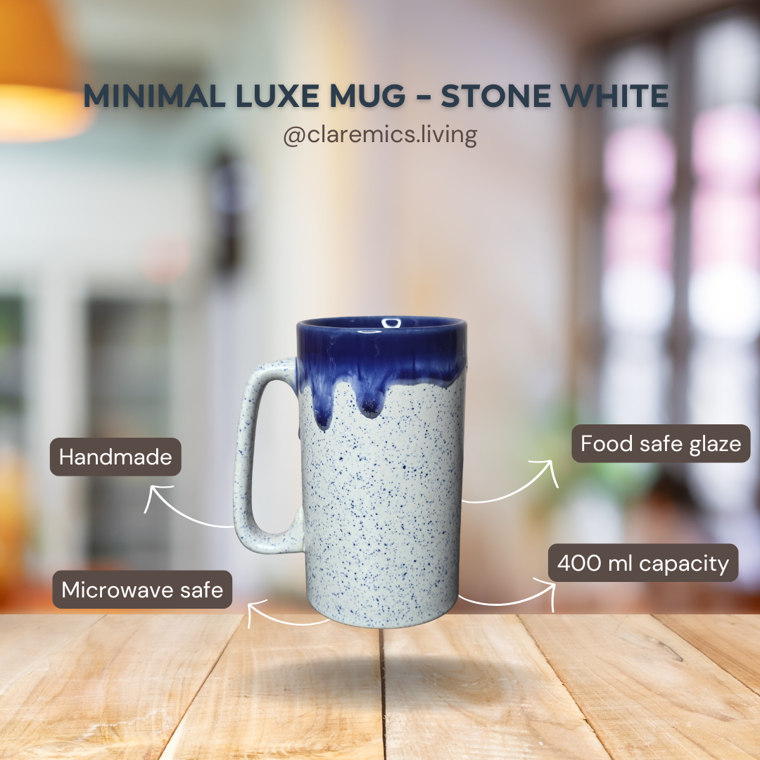 Minimal Luxe Mug - Stone White