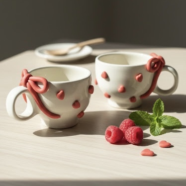 Heart & Bow Mug