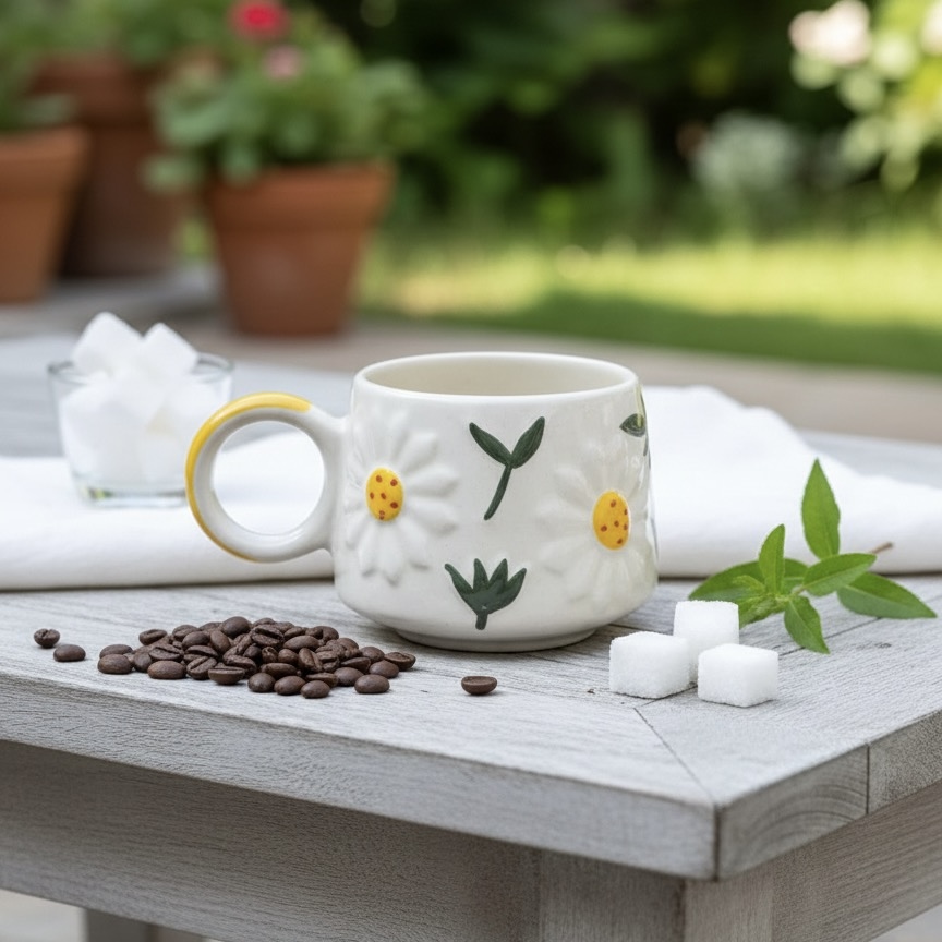 Daisy Ceramic Mug
