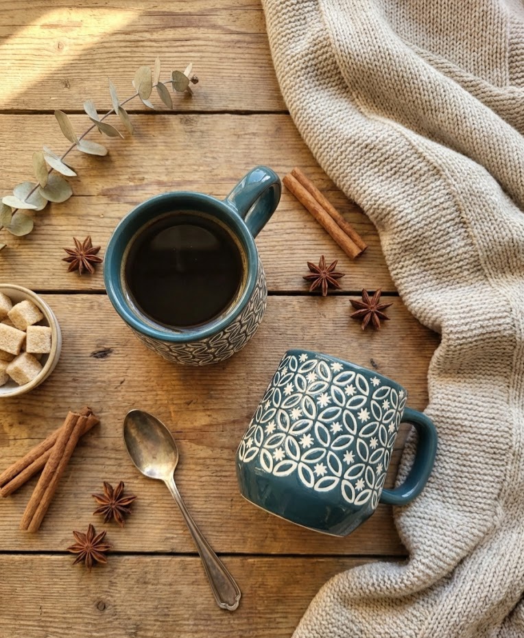 Geometric Pattern Ceramic Mug