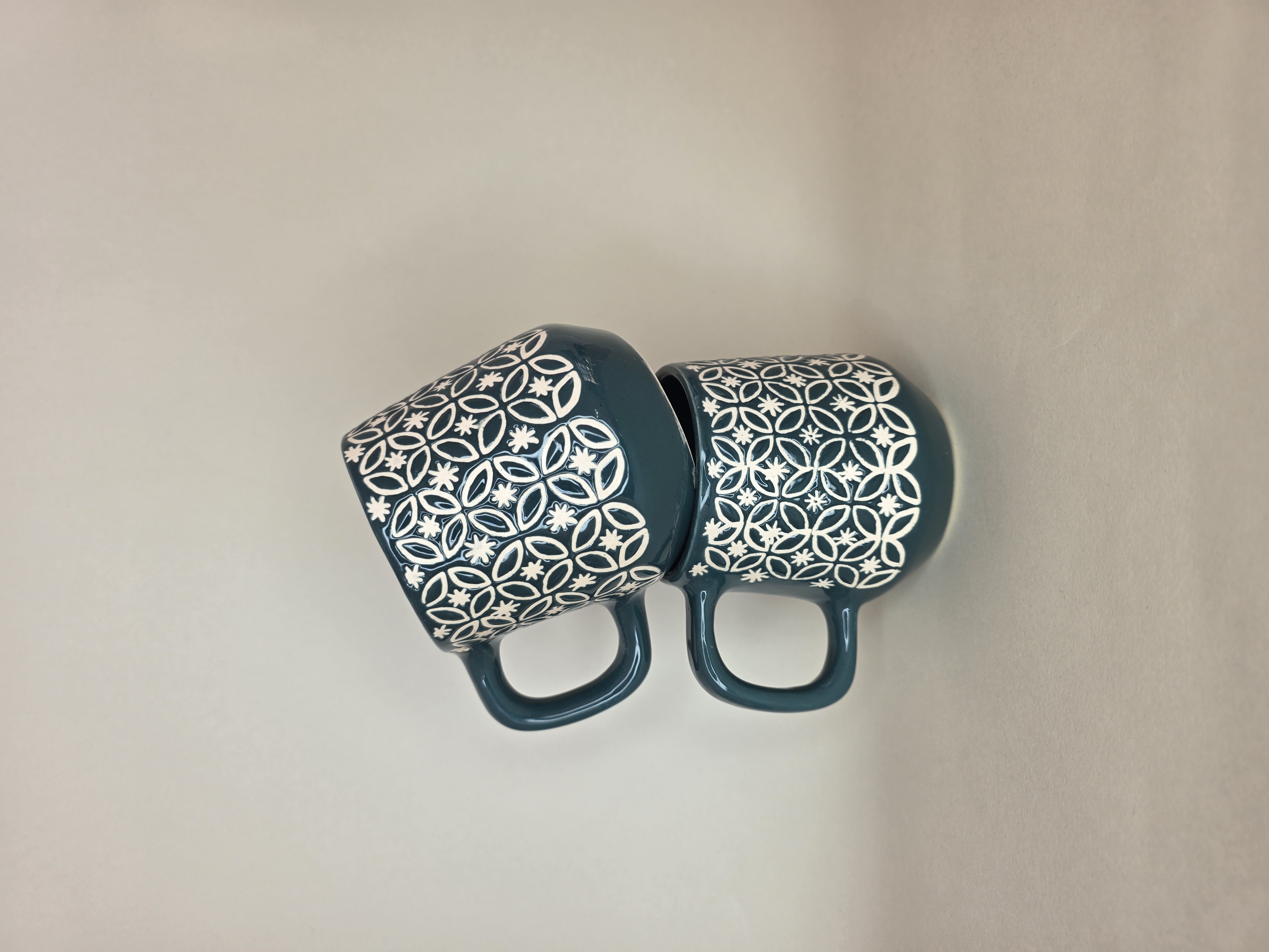 Geometric Pattern Ceramic Mug