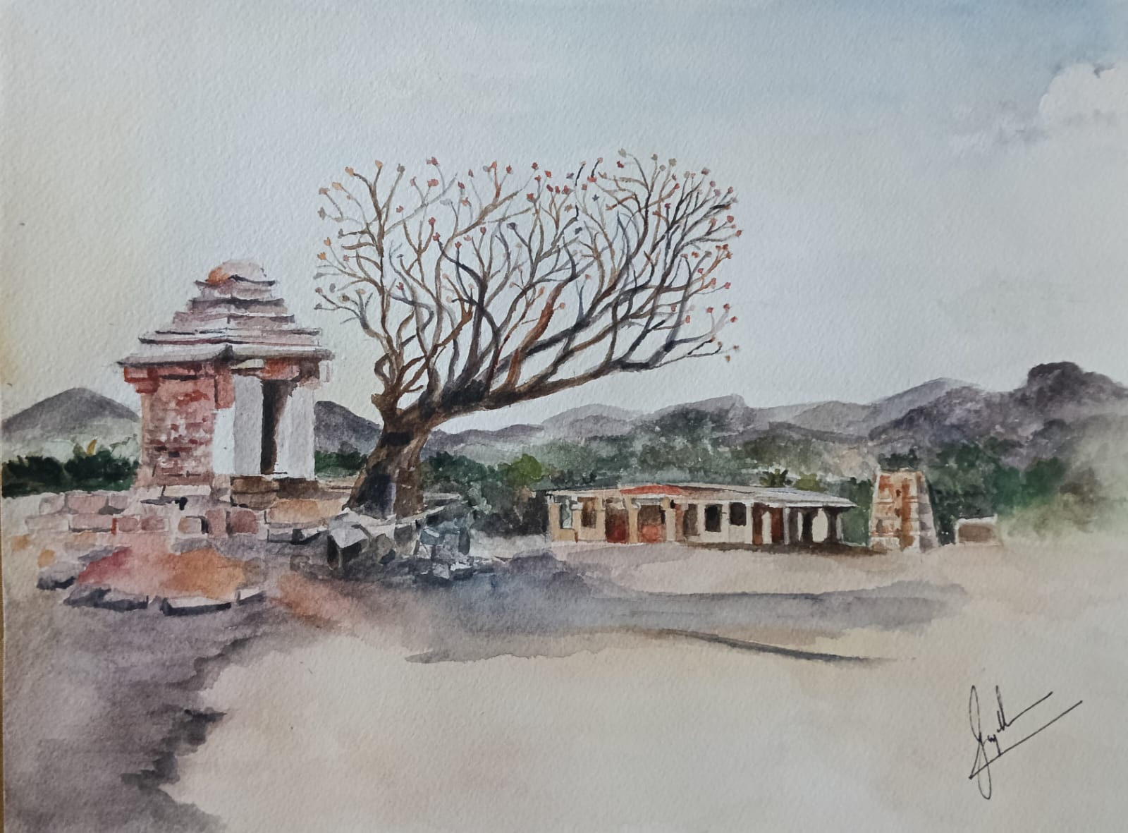 Twilight hues of Hampi