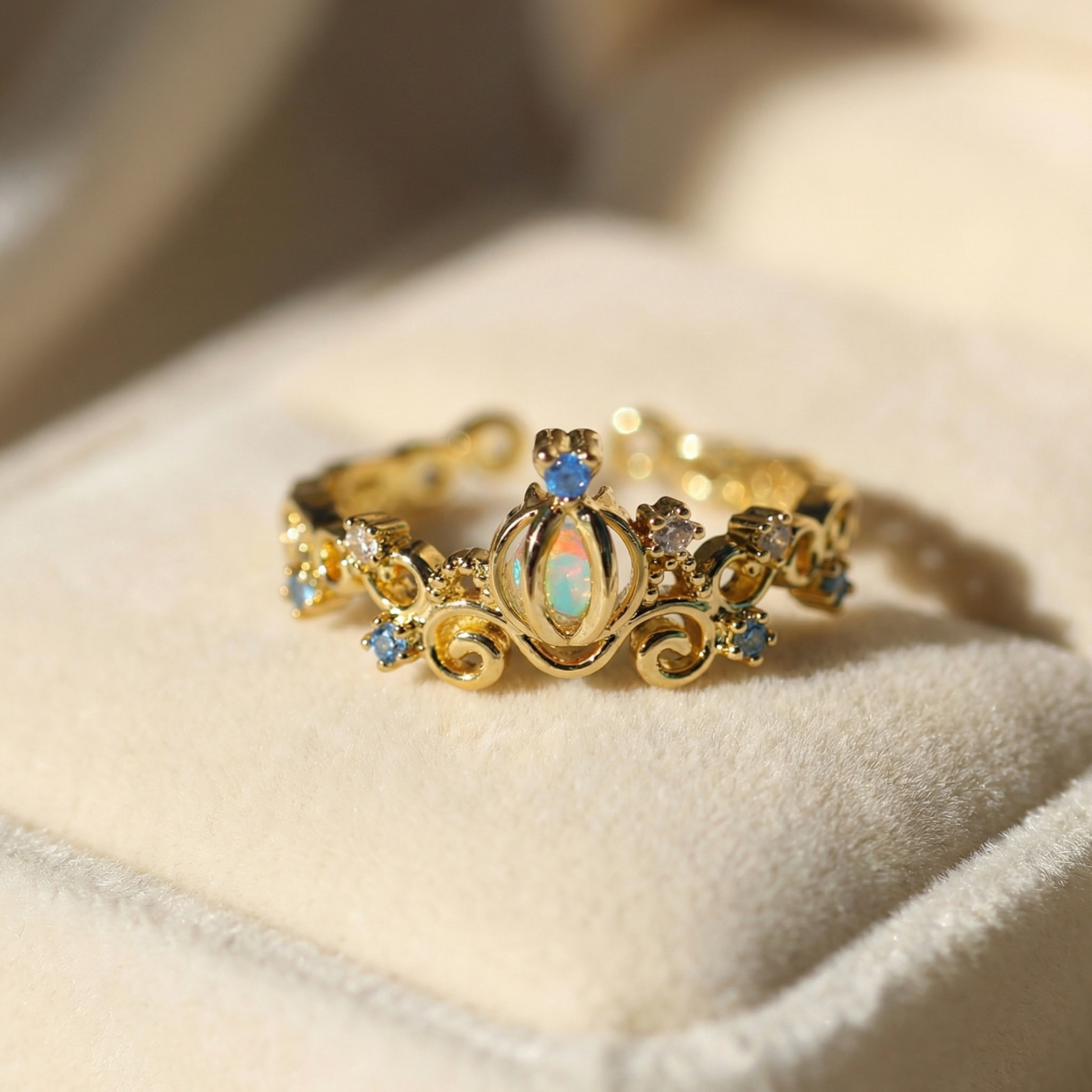 Cinderella Pumpkin Carriage Ring