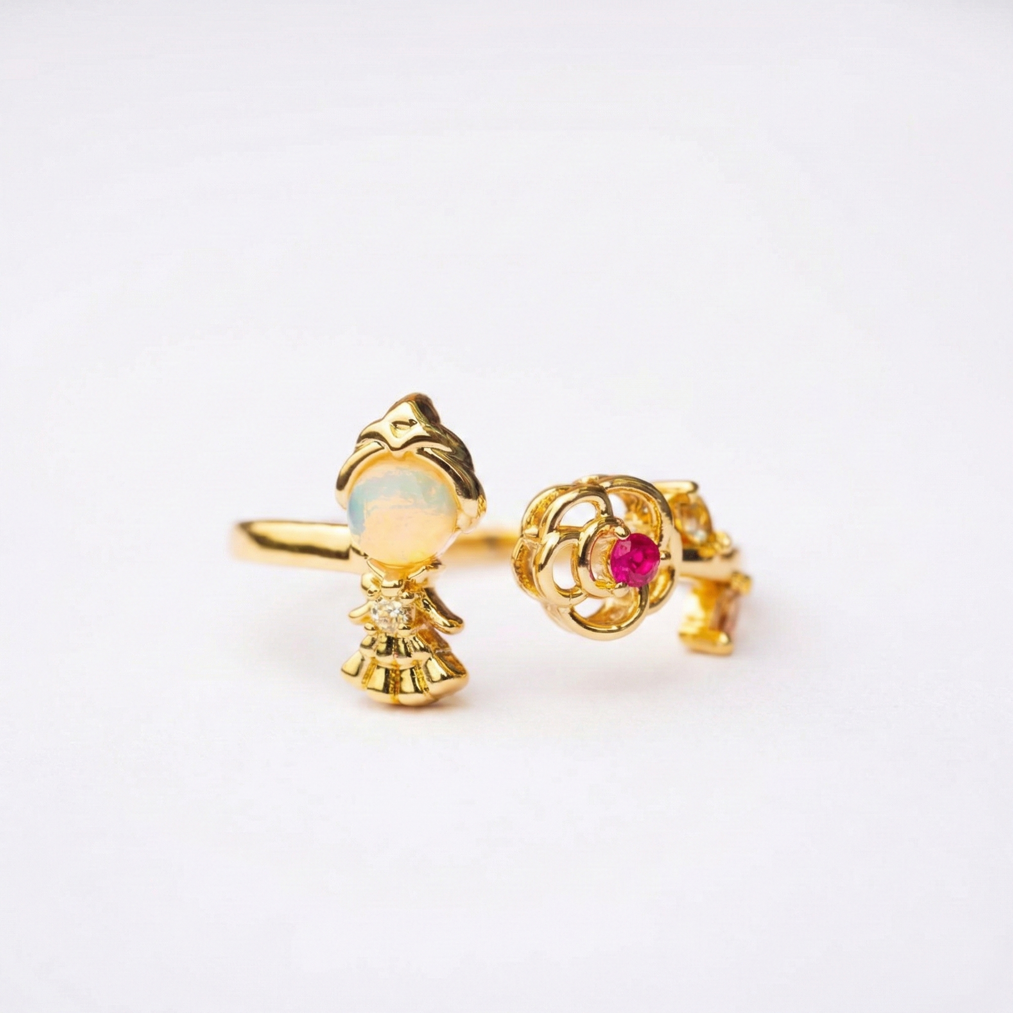 Beauty and the Beast Adjustable Ring