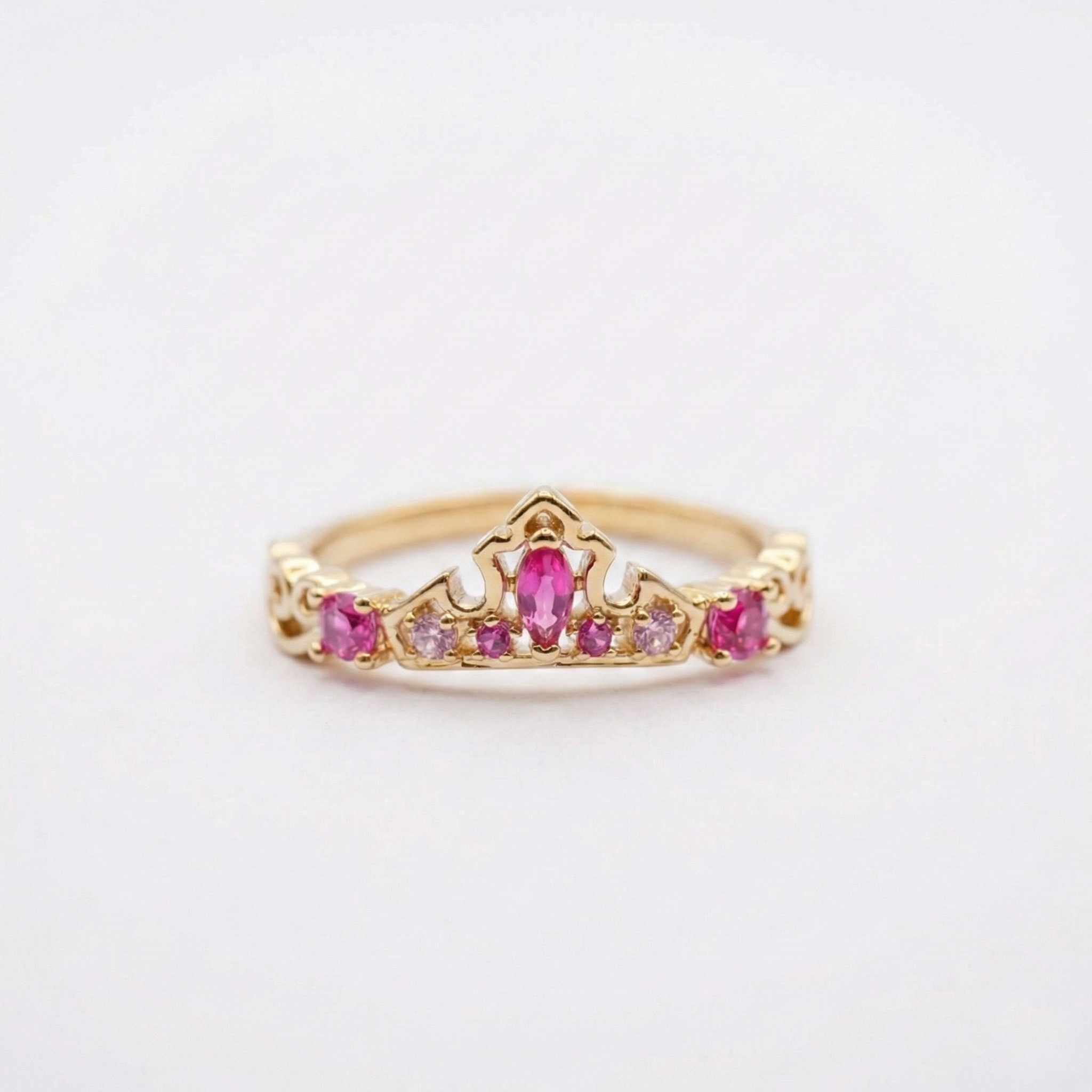 Aurora Inspired Crown Ring