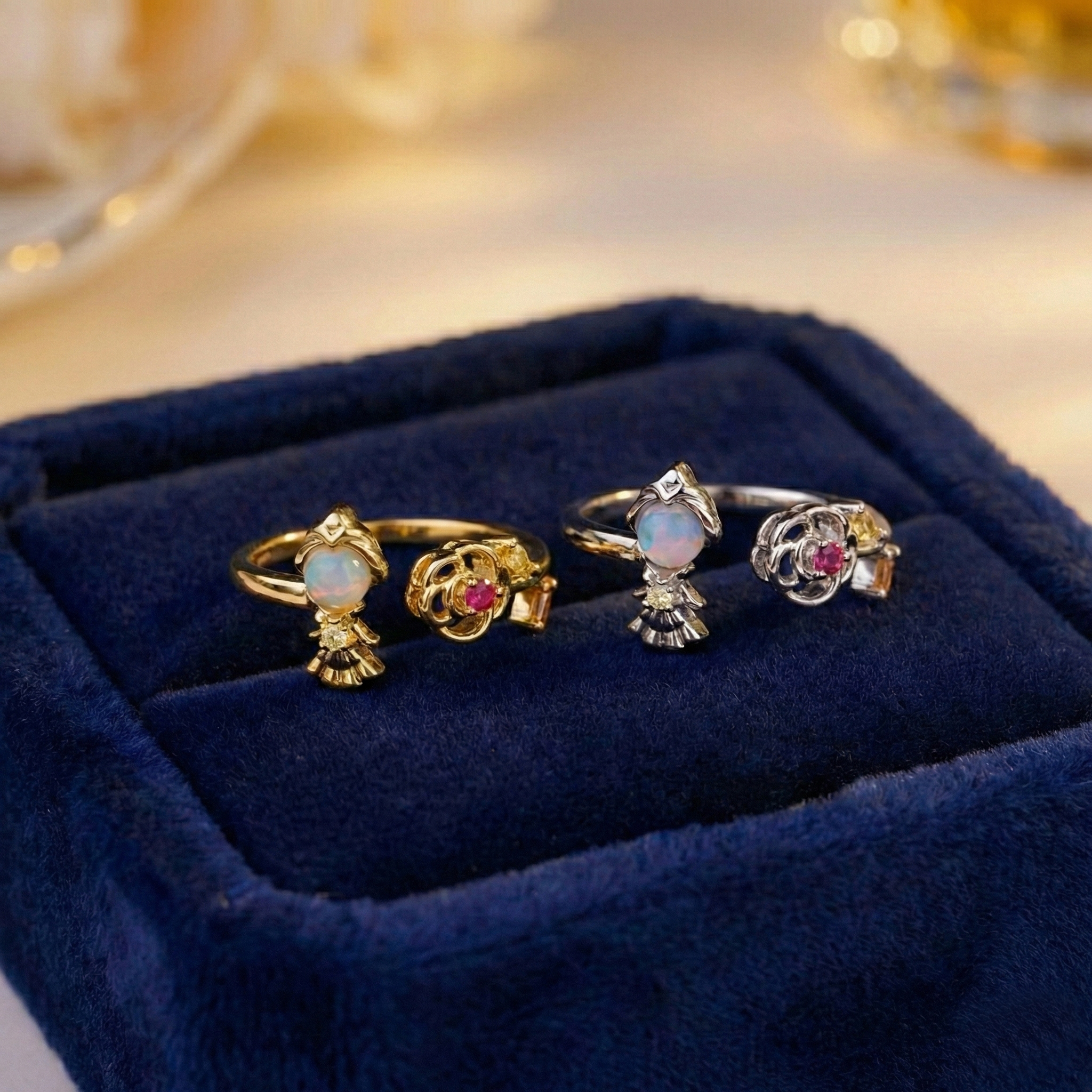 Beauty and the Beast Adjustable Ring