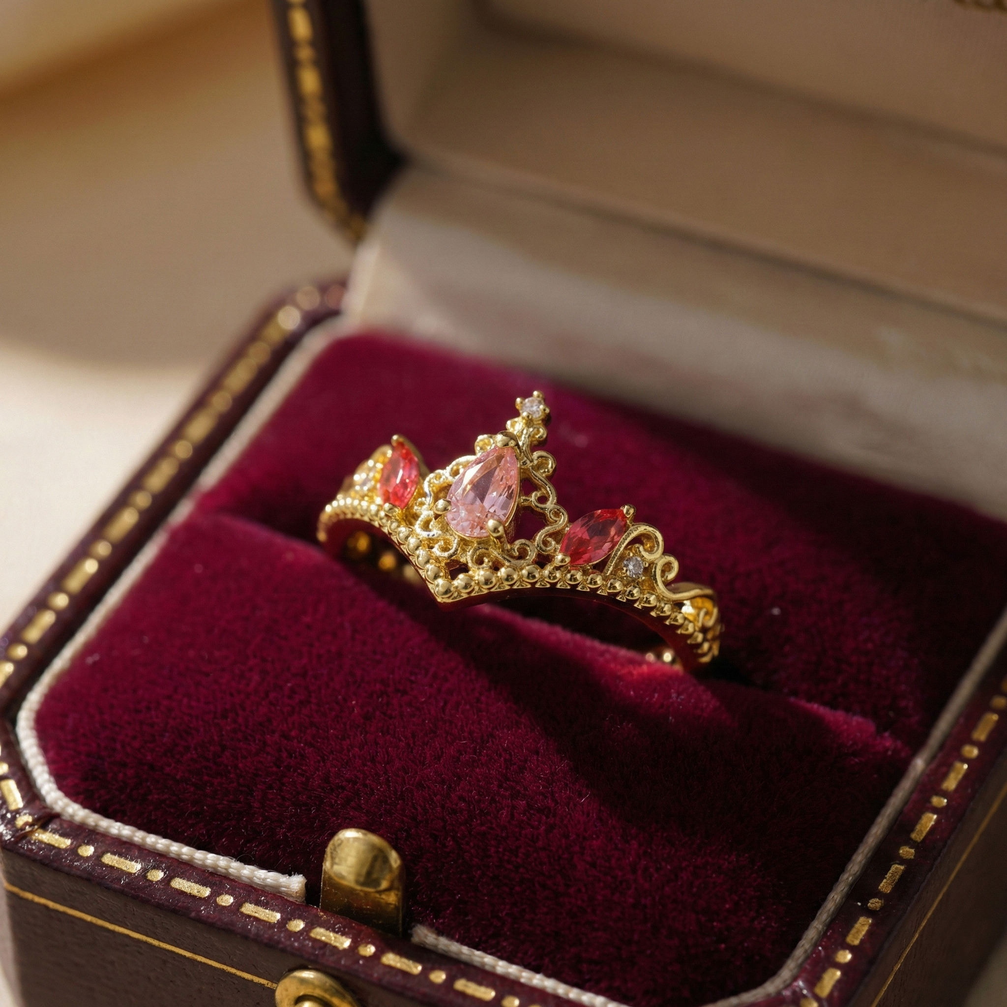 Princess Aurora Inspired Tiara Ring