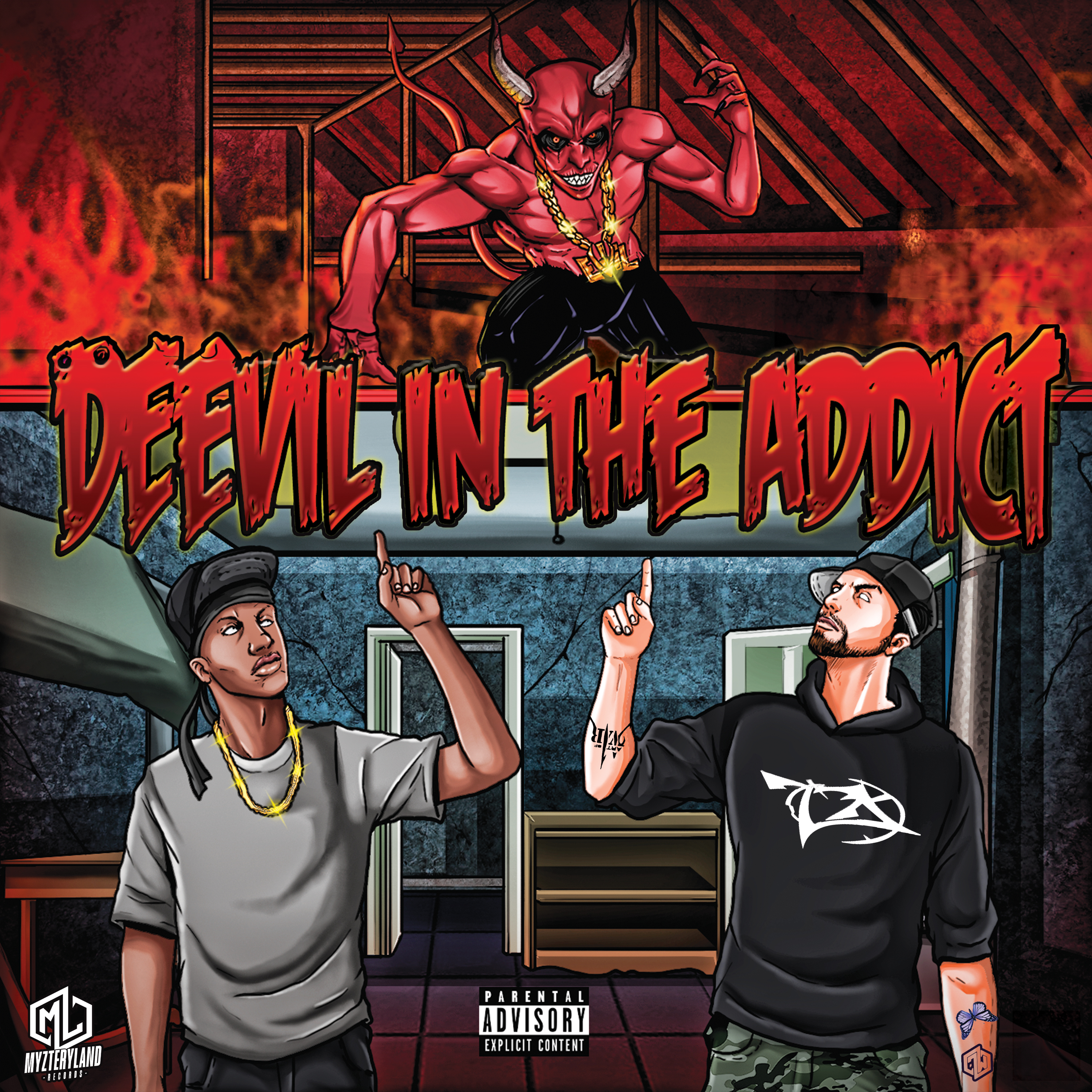 Deevil In The Addict - Collab album with Ronnie Bars x Godemis.