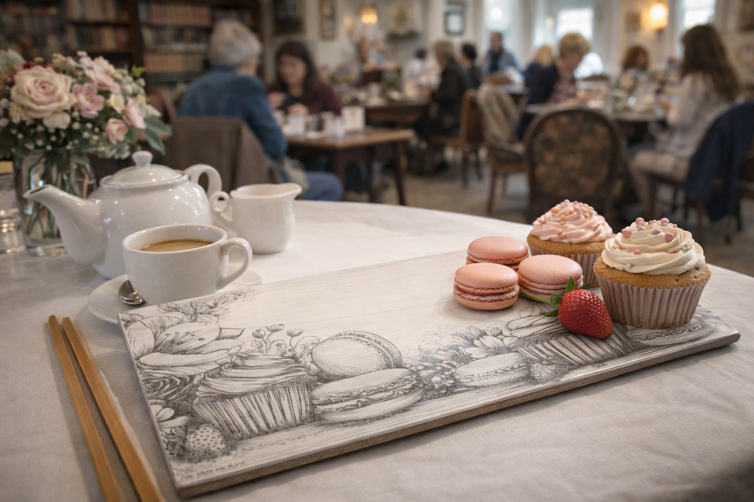 Plateau apéritif et décoratif personnalisé