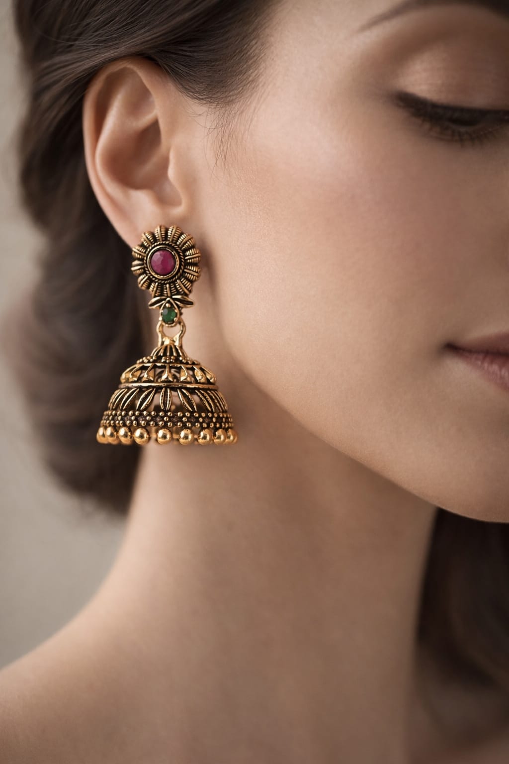 Traditional Jhumka Earrings