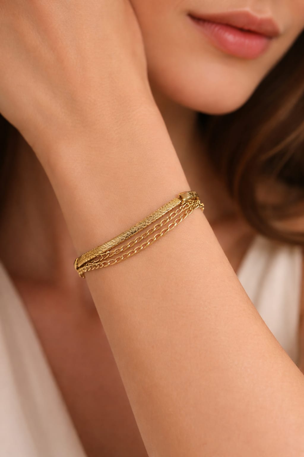 Gold Chain Bracelet