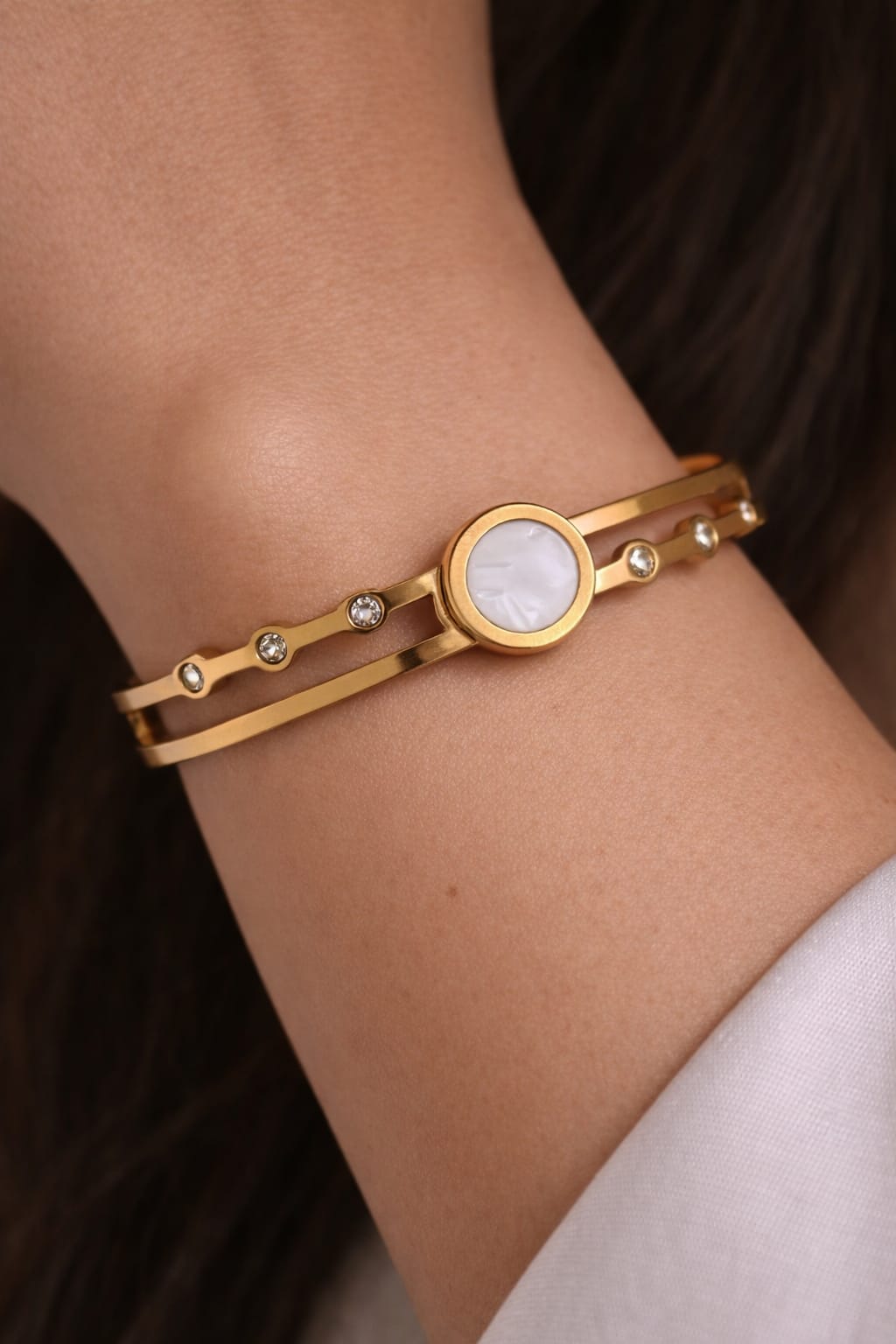 Elegant Gold-Plated Bracelet