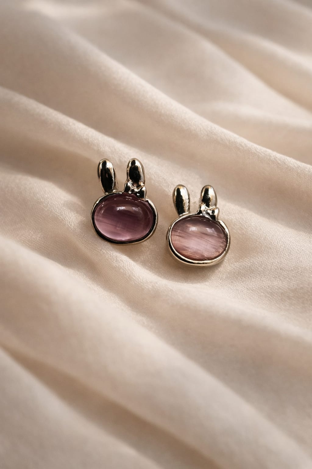 Bunny Pink Stone Stud