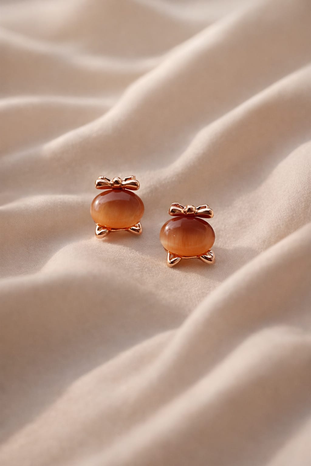 Elegant Bow Stud Earrings