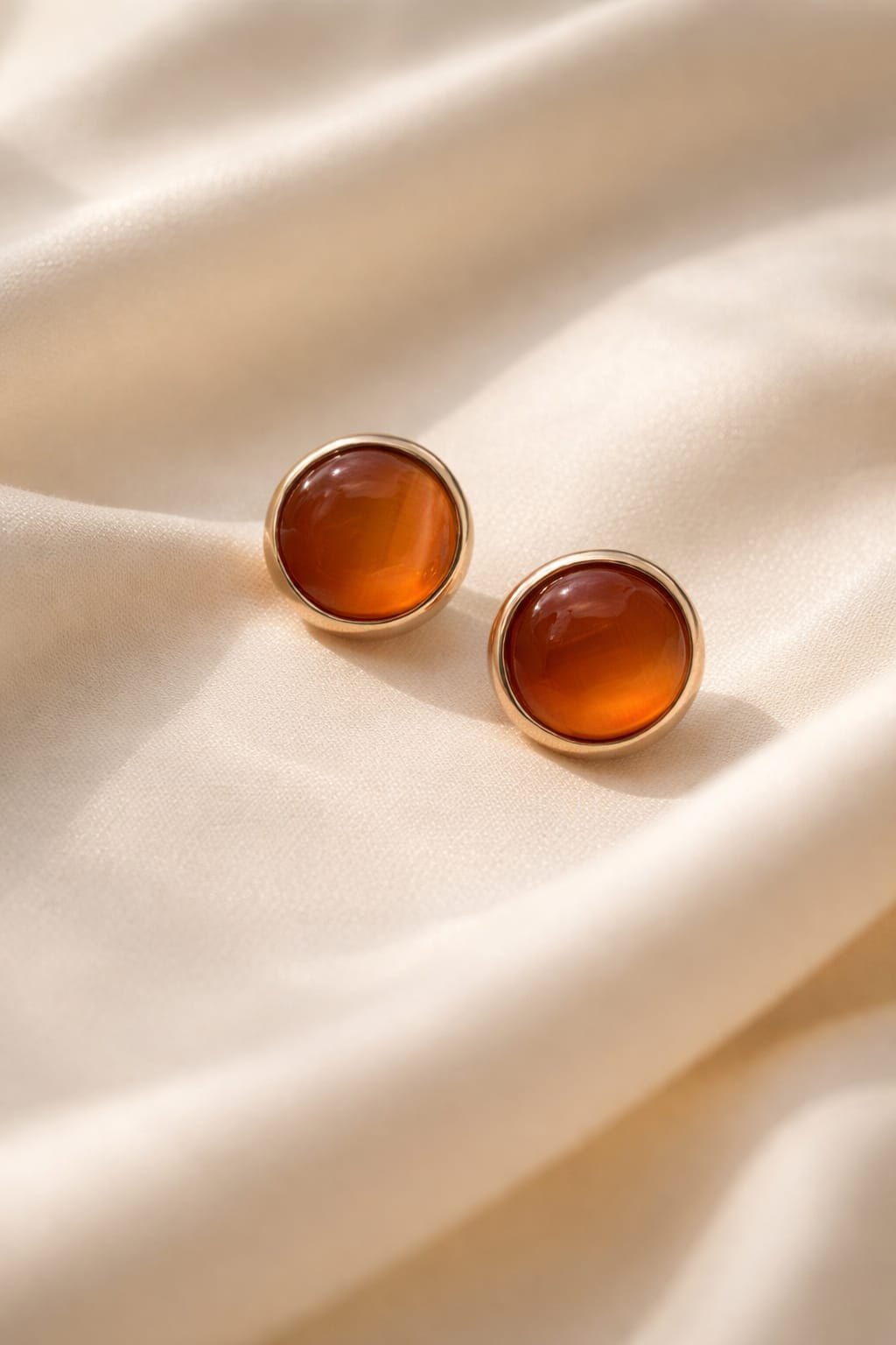 Amber Stud Earring