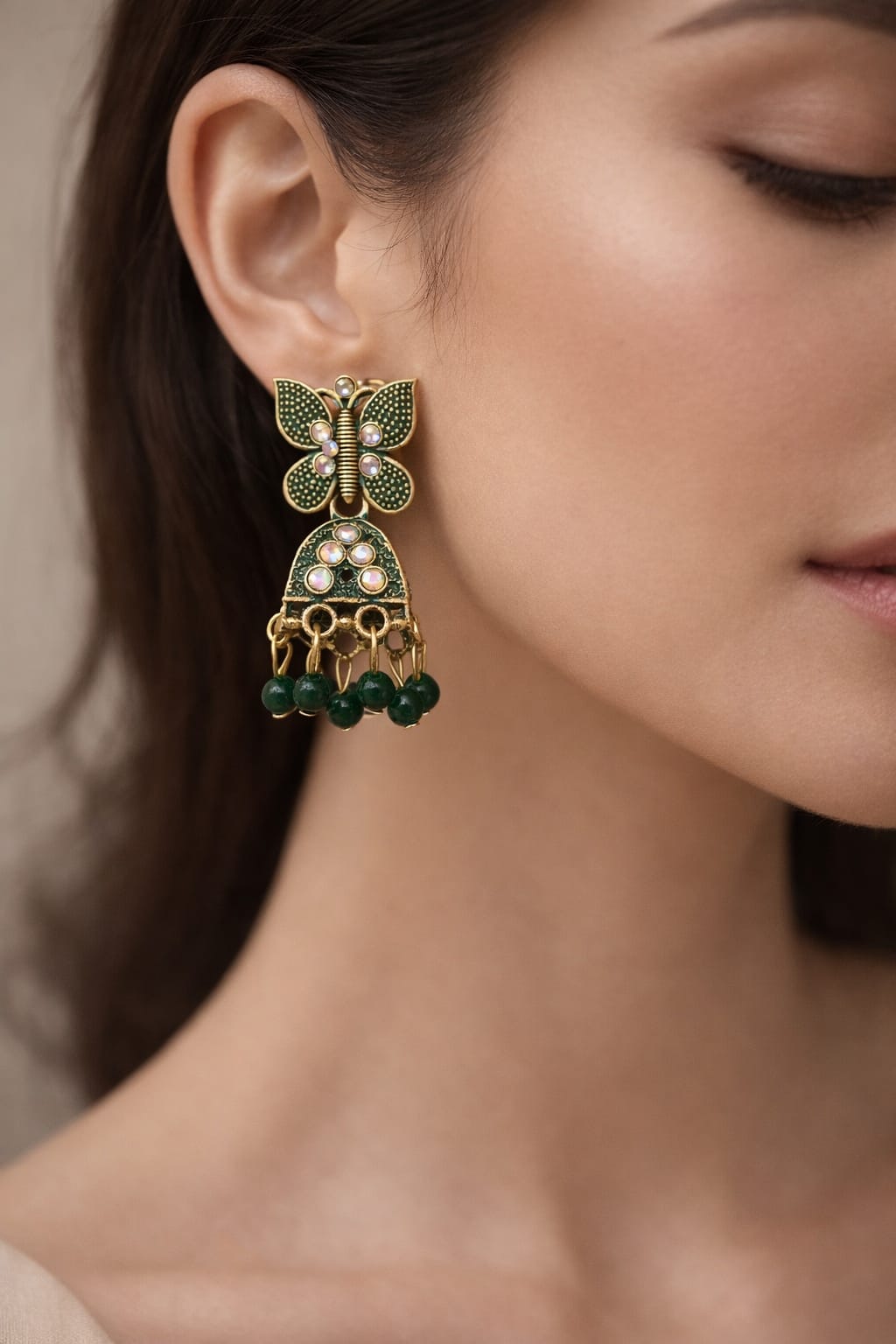Butterfly Statement Earrings