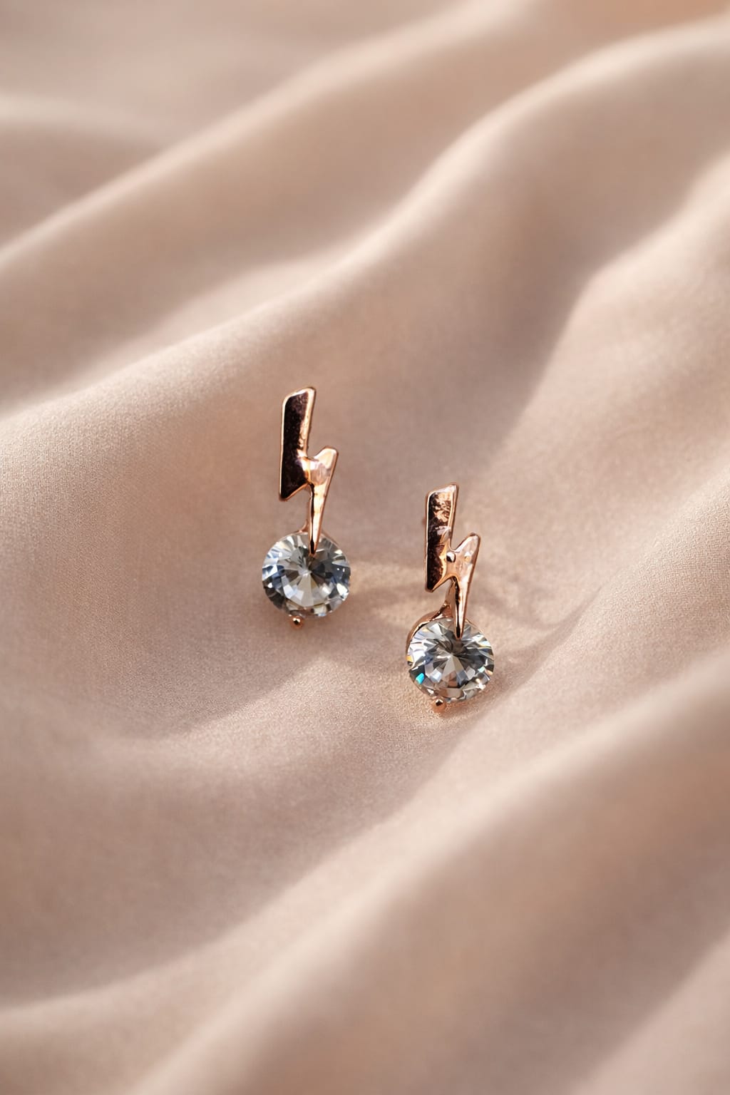 Elegant Crystal Drop Stud