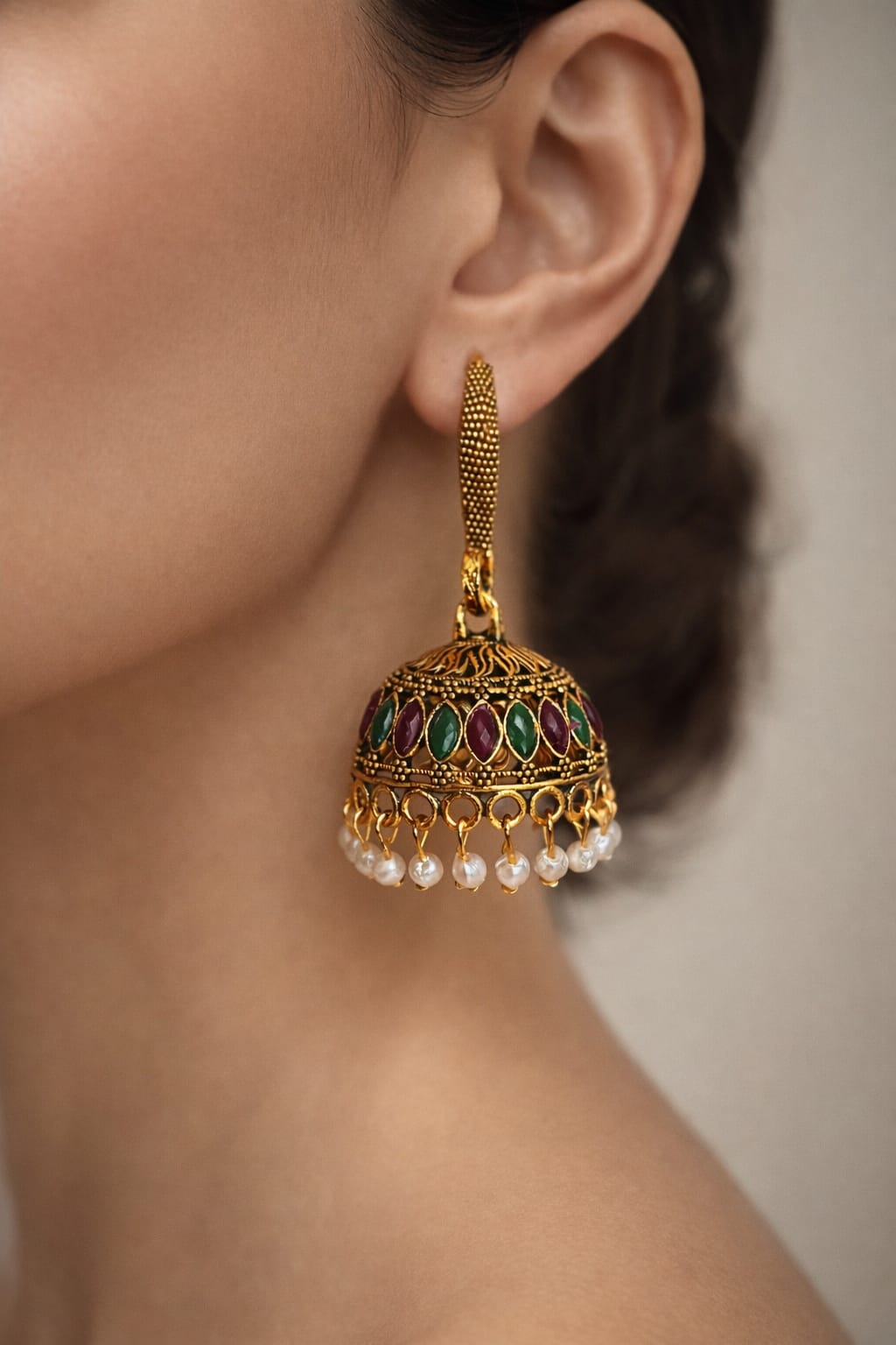 Traditional Jhumka Earrings