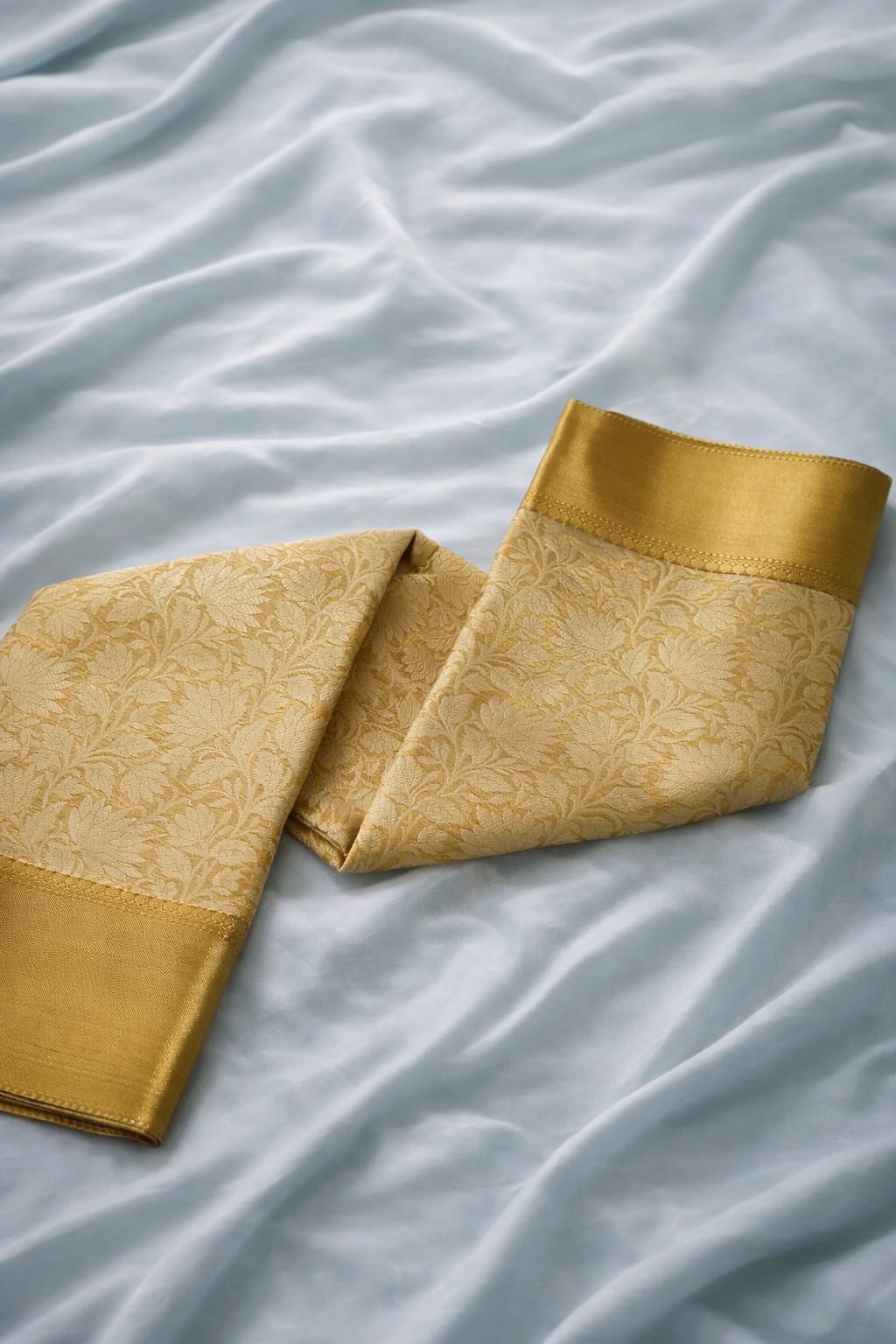 Elegant Golden Tissue Silk Saree