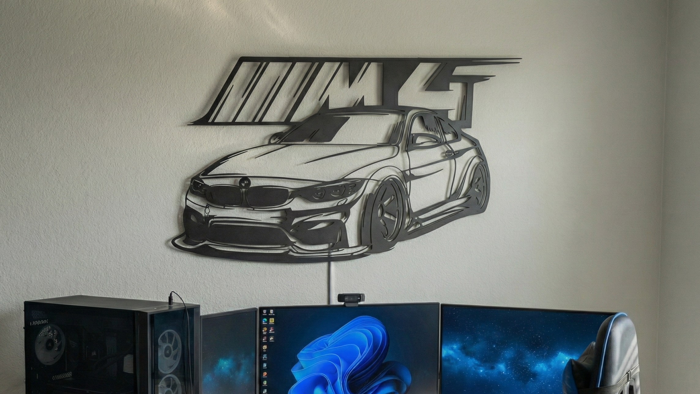 BMW M4 LED Wall Art