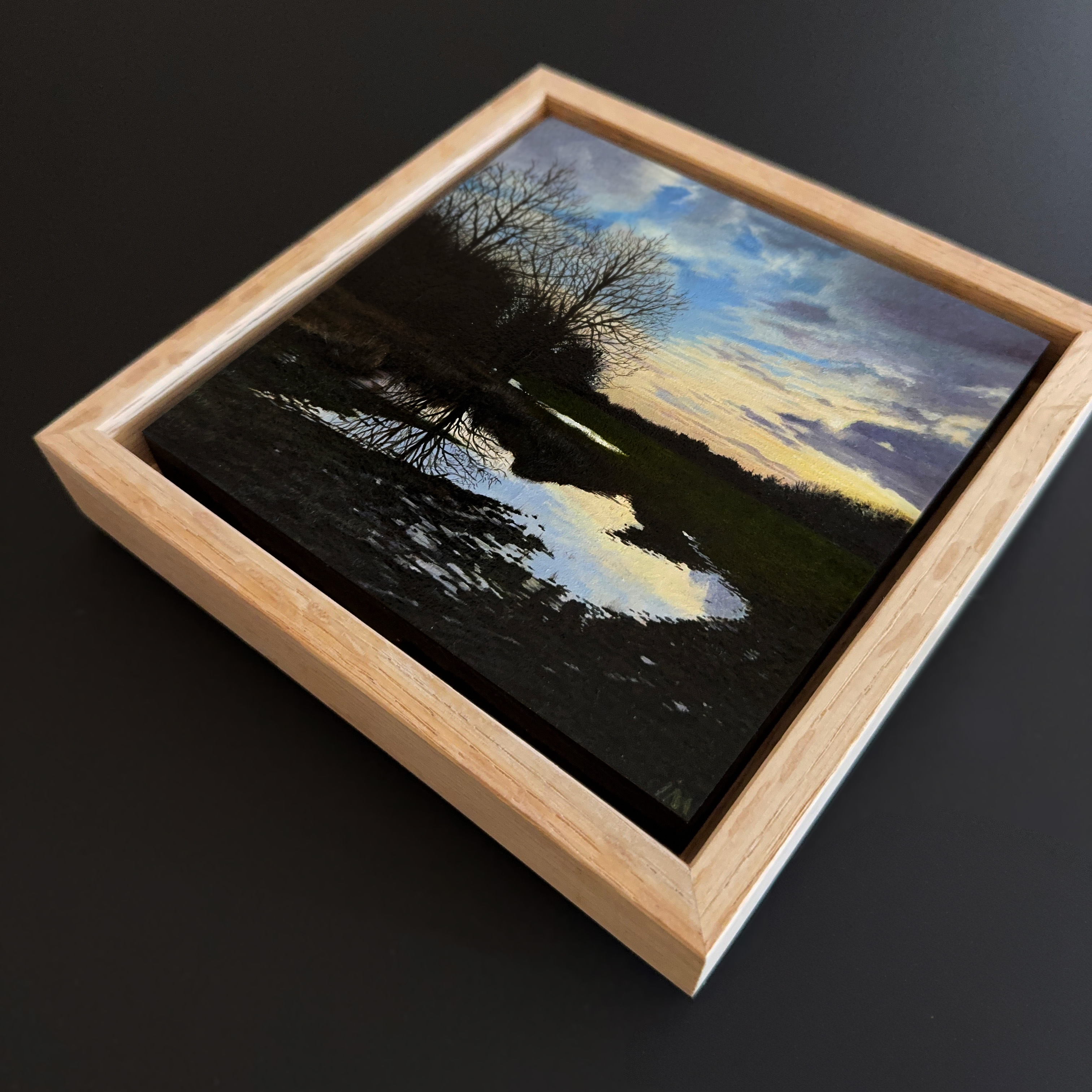 'The Rain's Evening Reflection'