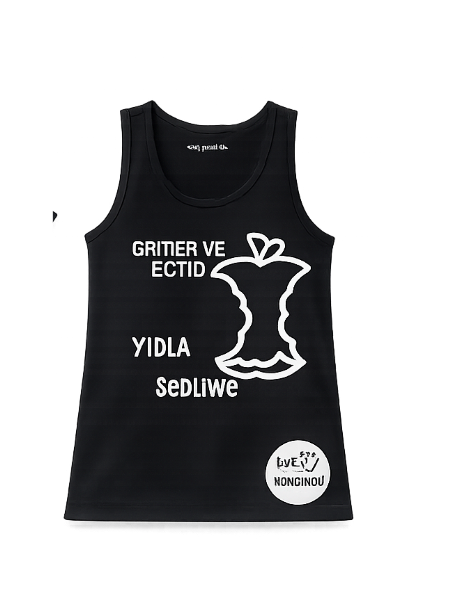 Graphic Apple Core Gym Vest