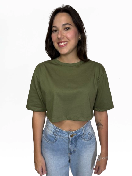 Cropped Oversized