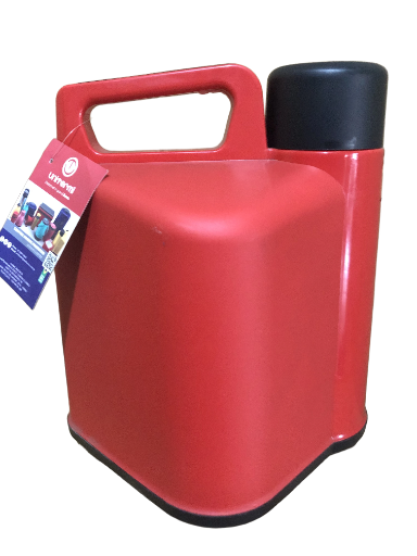 Garrafa térmica vermelha 5litros 