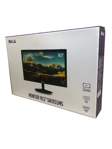 Monitor 19,5 polegadas com entradas HDMI e VGA SKUL SM1955MS