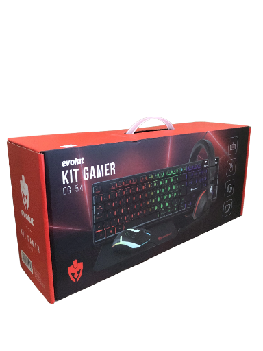 Teclado Kit Gamer Evolut EG-54