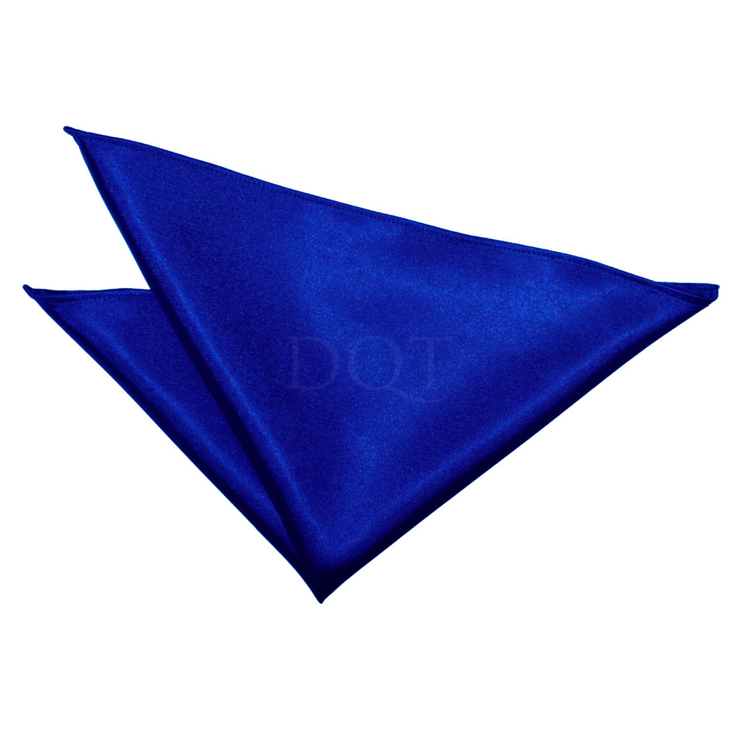 Plain Satin Pocket Square - Royal Blue
