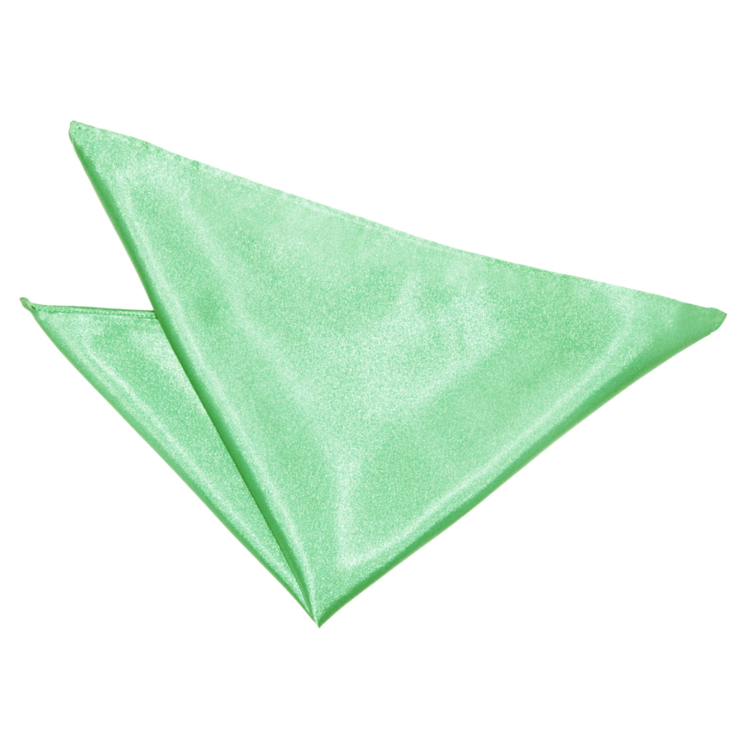 Plain Satin Pocket Square - Mint Green