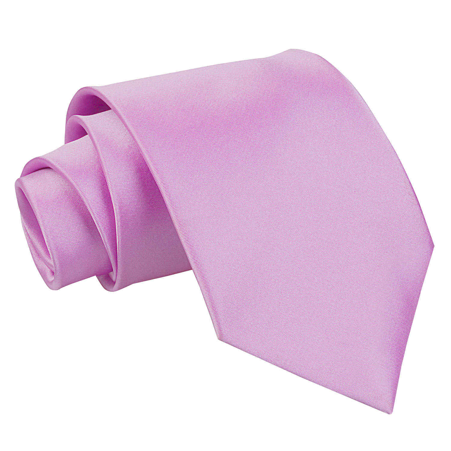 Plain Satin Tie - Lilac