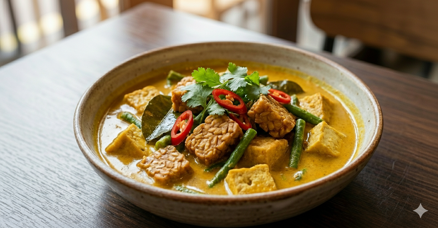 Tempeh and Tofu Curry