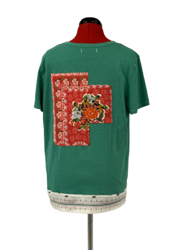 Floral  Green T-Shirt