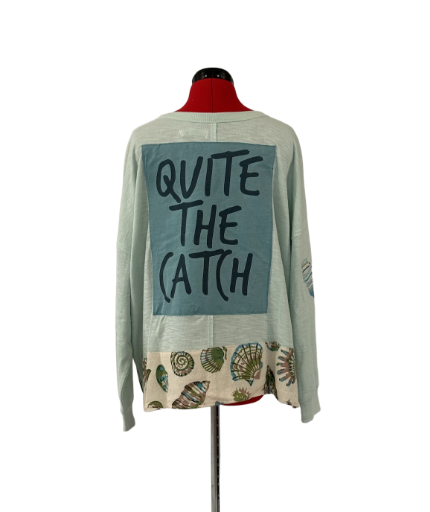 Mint green oversized sweatshirt