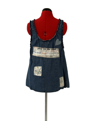 Denim  Sleeveless Top