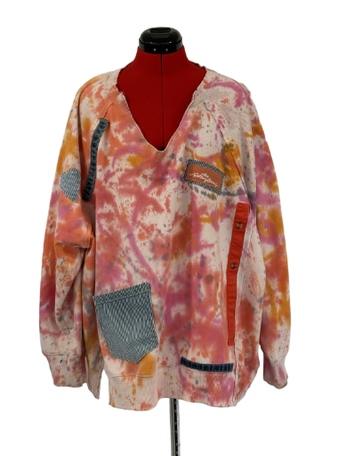 Tie-Dye Rolling Stones Sweatshirt