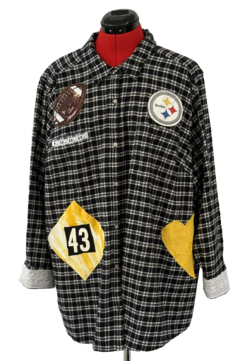 Steelers Polamalu Flannel Shirt