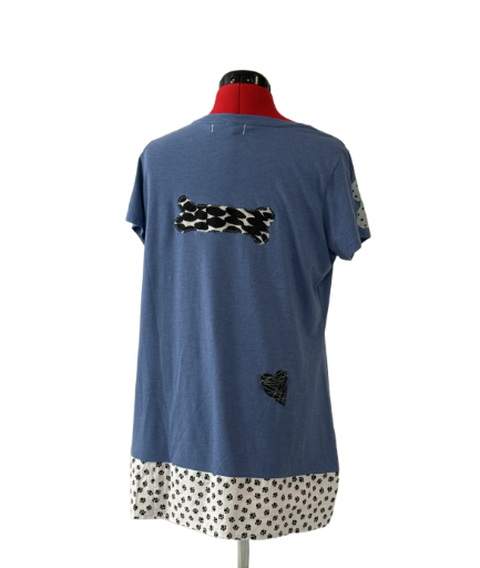 Never Drink Alone Blue T-Shirt 