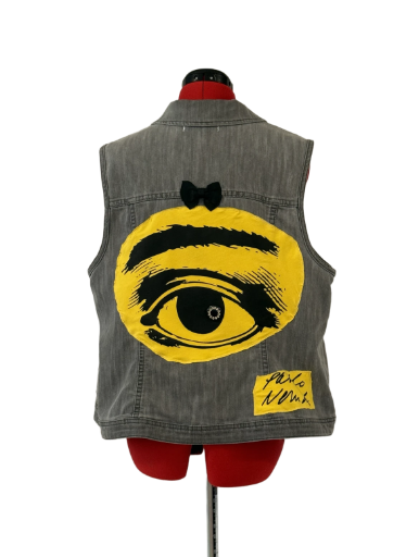 Pablo Nuerdo Gray Denim Vest 
