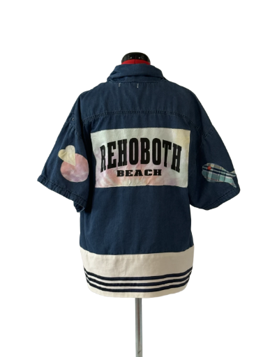 Denim Shirt with Rehoboth Appliqué