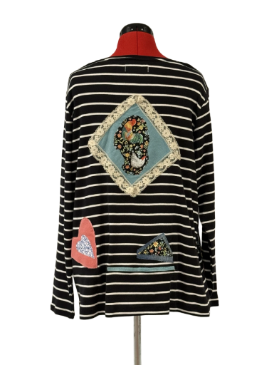 Striped Long Sleeve Top