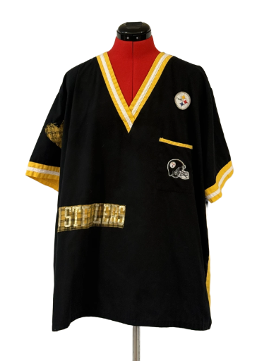 Steelers Fan Scrub Top