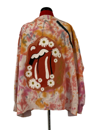 Tie-Dye Rolling Stones Sweatshirt